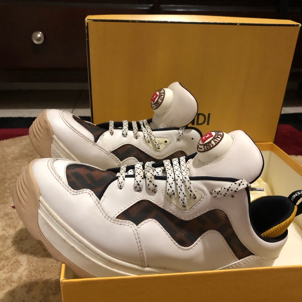 Authentic Fendi T-Rex Sneakers - Picture 4 of 13